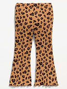 L'image numéro 4 présente Legging évasé côtelé à motif pour toute-petite