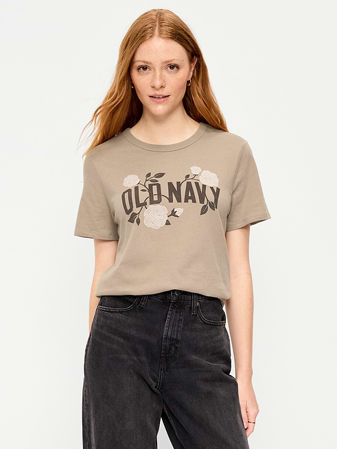 EveryWear EveryWear Crew-Neck Logo-Graphic T-Shirt on clearance at Old Navy — 41% off