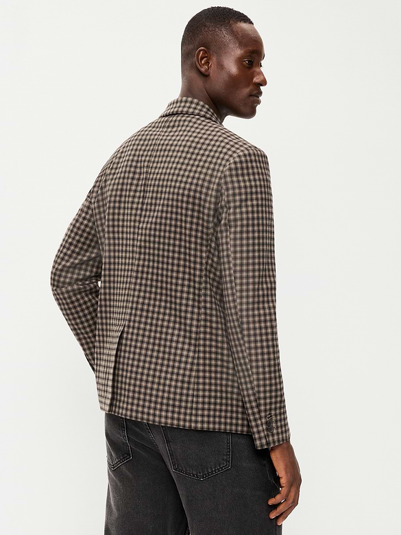 Relaxed Unlined Twill Blazer