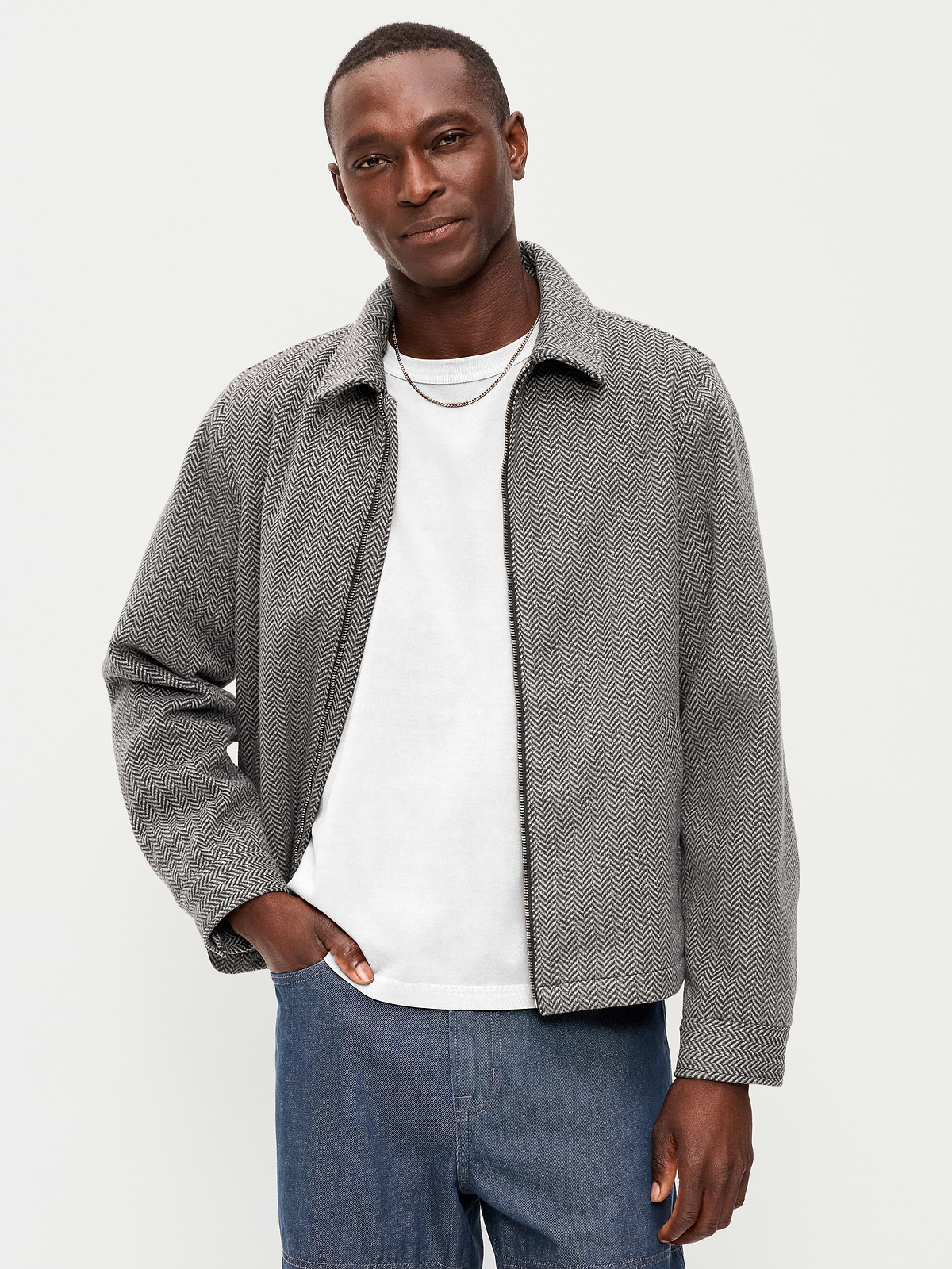 Relaxed Harrington Jacket