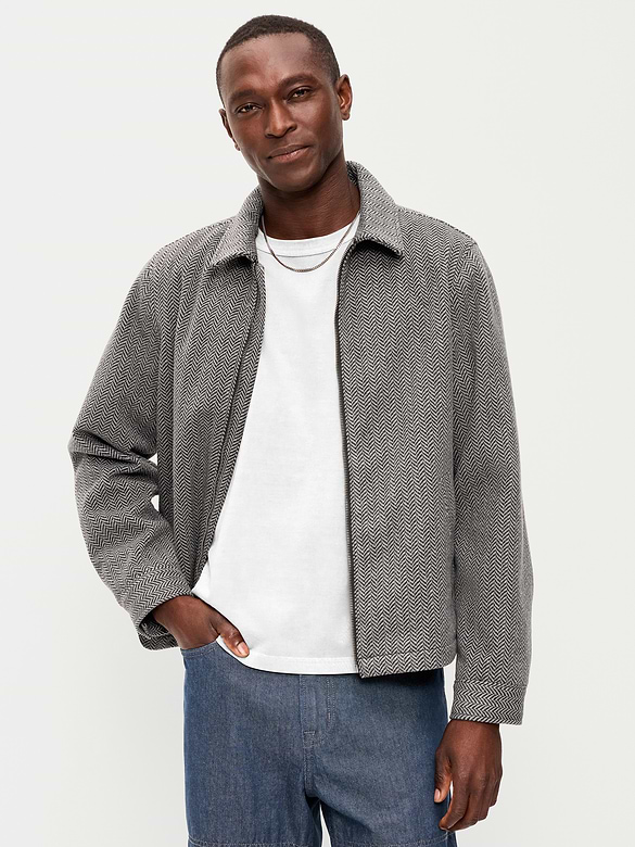 Relaxed Harrington Jacket