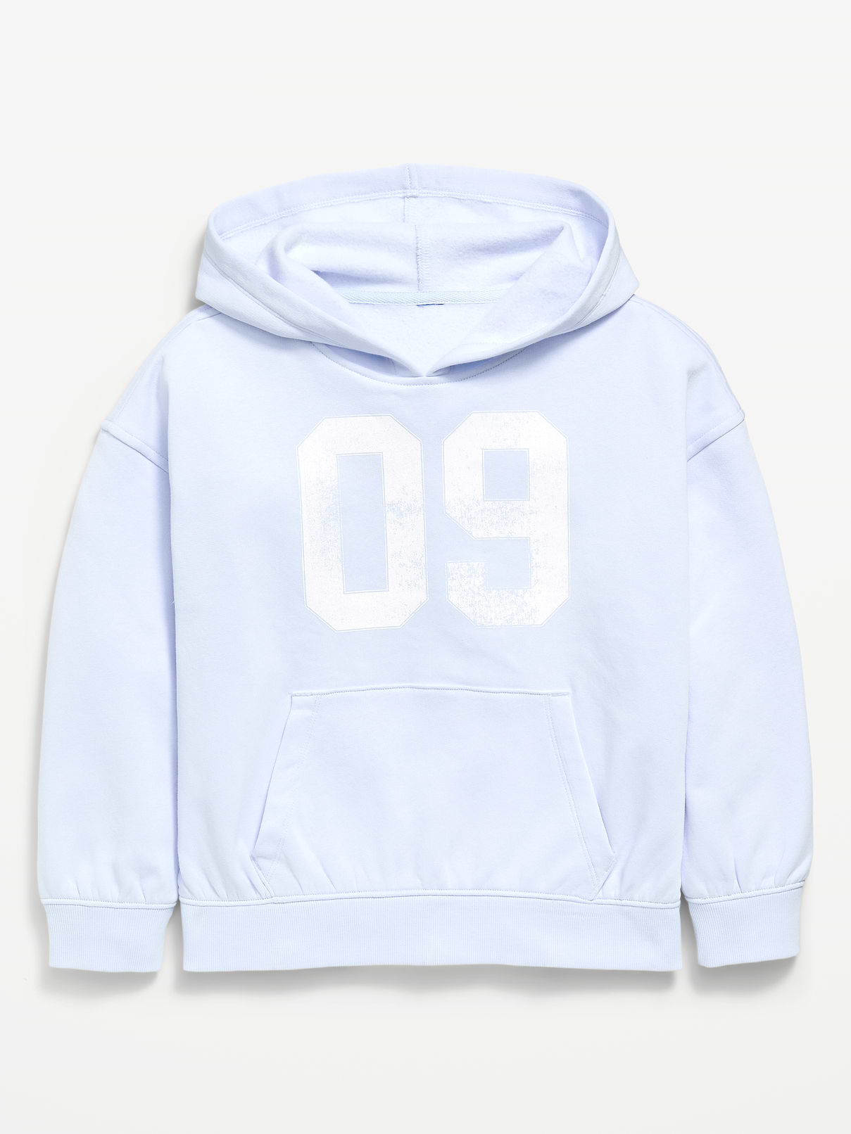 Image number 1 showing, Oversized Graphic Pullover Hoodie for Girls