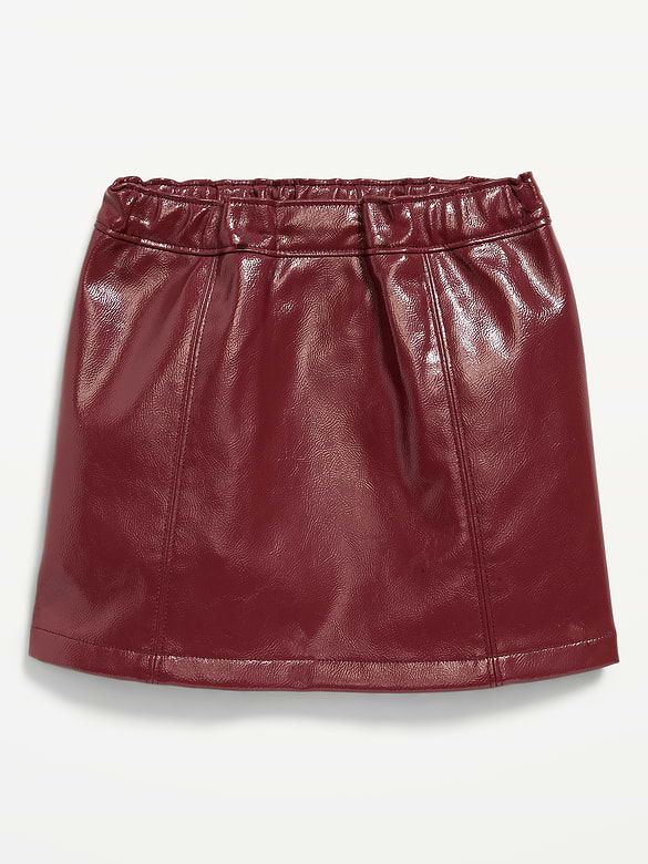 Faux-Leather Skirt for Toddler Girls