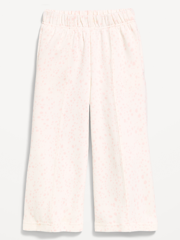 Dynamic Fleece Wide-Leg Sweatpants for Toddler Girls