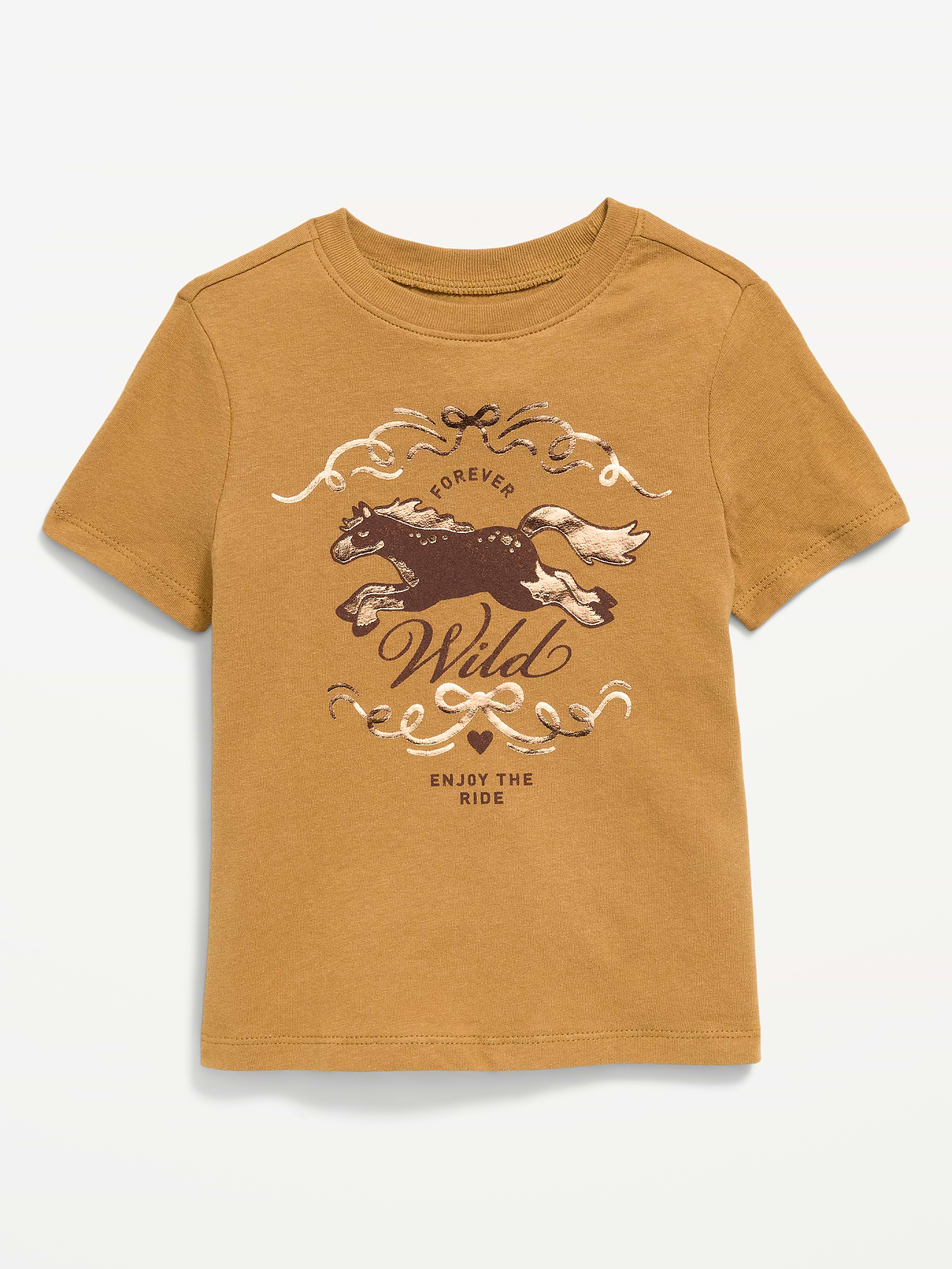 L'image numéro 1 présente T-shirt à manches courtes à imprimé pour toute-petite