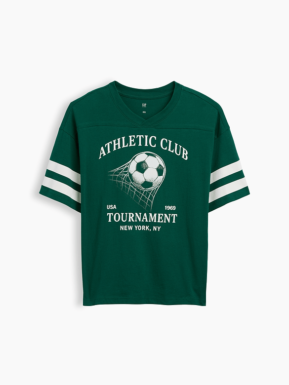 Kids Oversized Soccer T-Shirt