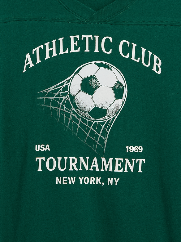 Kids Oversized Soccer T-Shirt