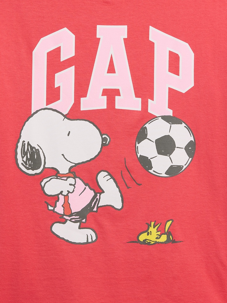 Image number 3 showing, GapKids Peanuts Oversized Logo T-Shirt