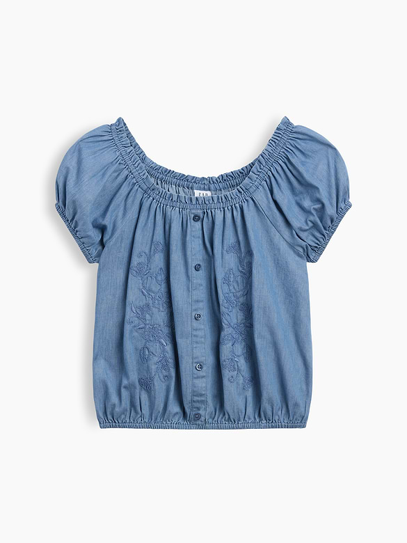 Kids Puff Sleeve Top