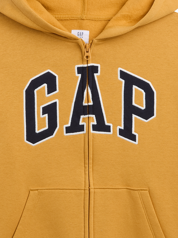Kids Relaxed Gap Logo Zip Hoodie