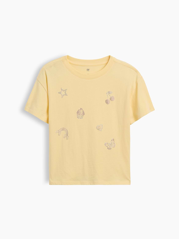 Kids Oversized Graphic T-Shirt