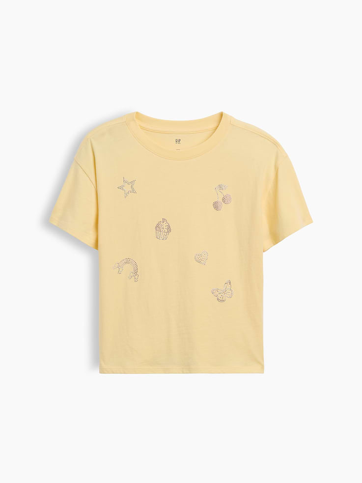 Image number 1 showing, Kids Oversized Graphic T-Shirt