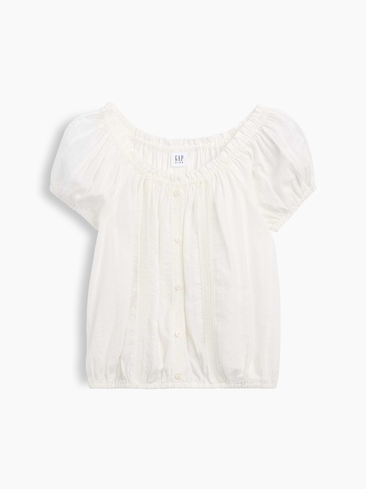 Image number 1 showing, Kids Puff Sleeve Top