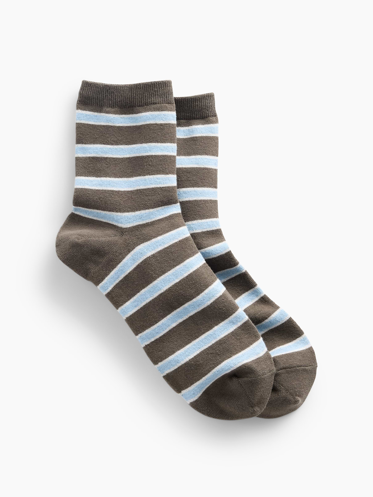 Image number 1 showing, Stripe Half Crew Socks