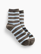 Image number 1 showing, Stripe Half Crew Socks