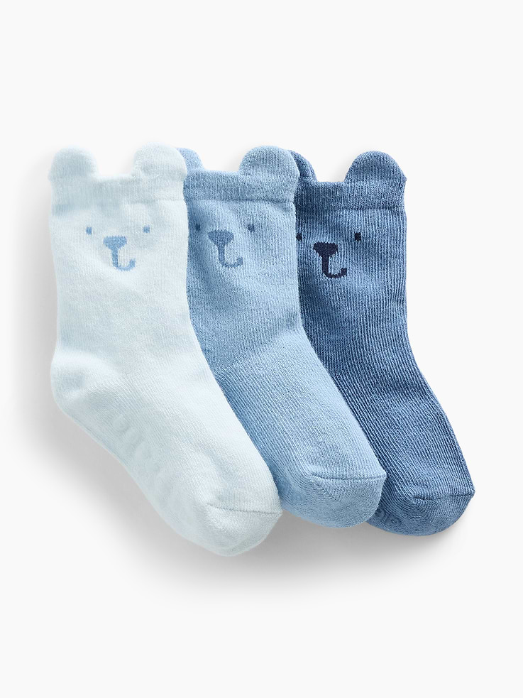 Image number 1 showing, Baby Brannan Bear Socks (3-Pack)