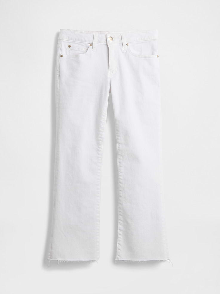 Image number 1 showing, Low Rise Long & Lean Crop Jeans