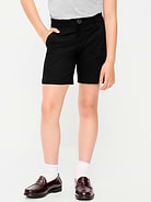 Image number 1 showing, School Uniform Twill Bermuda Shorts for Girls