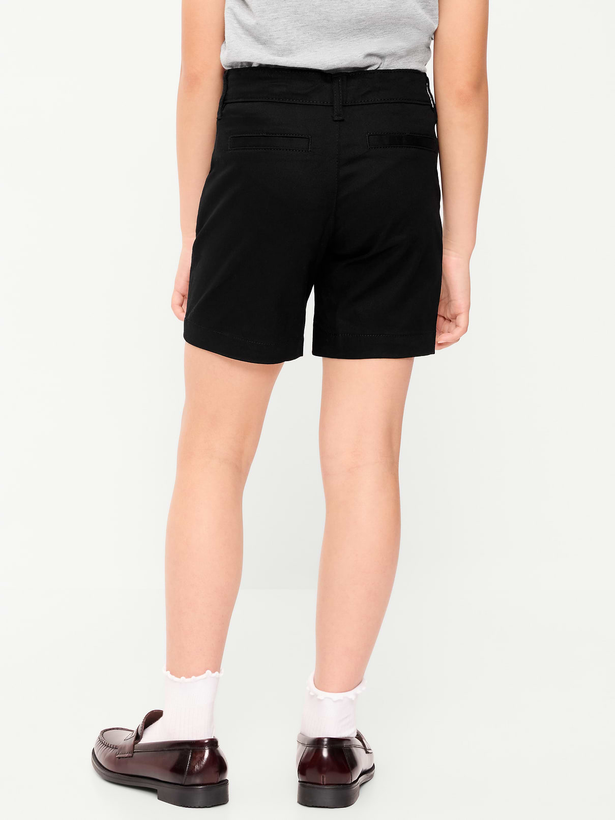 Image number 2 showing, School Uniform Twill Bermuda Shorts for Girls