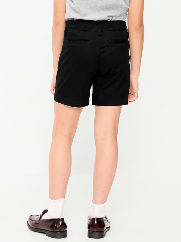School Uniform Twill Bermuda Shorts for Girls