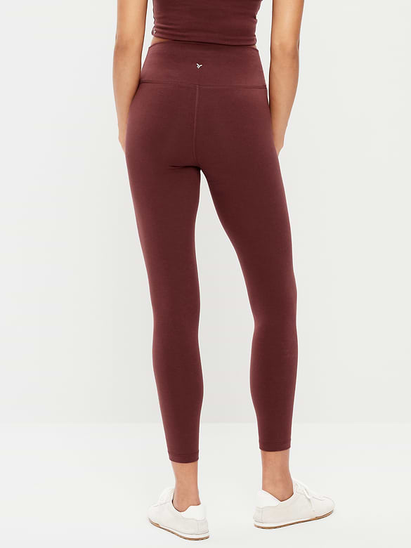 High-Waisted PowerChill 7/8 Cotton Leggings