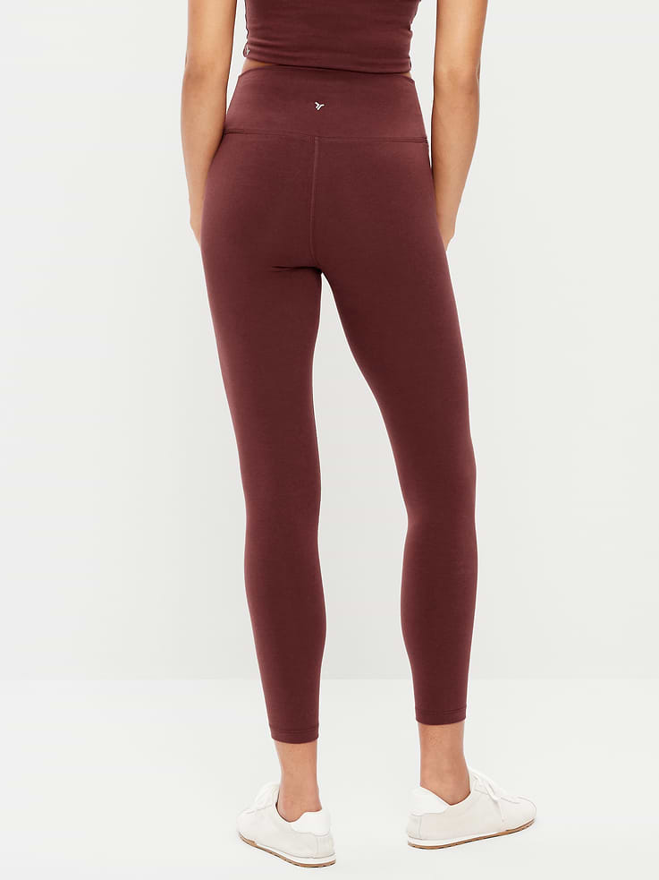 Image number 2 showing, High-Waisted PowerChill 7/8 Cotton Leggings