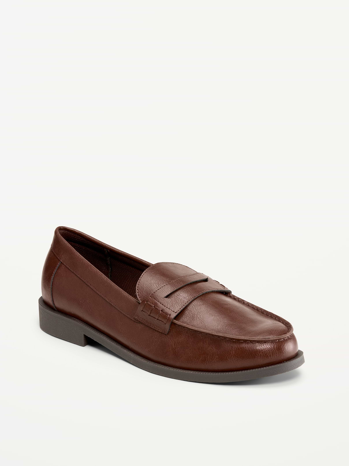 Image number 1 showing, Faux-Leather Loafers for Men
