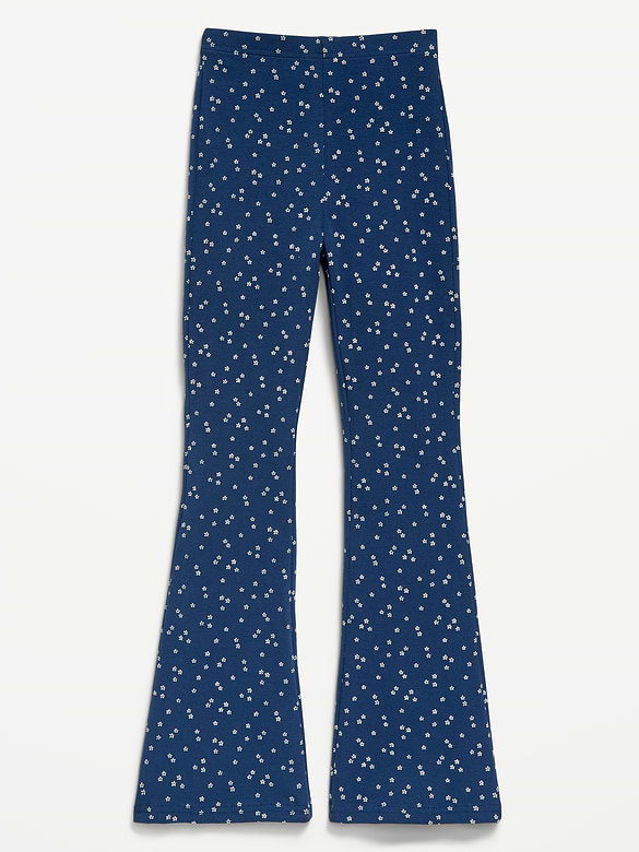 High-Waisted Flared Leggings for Girls