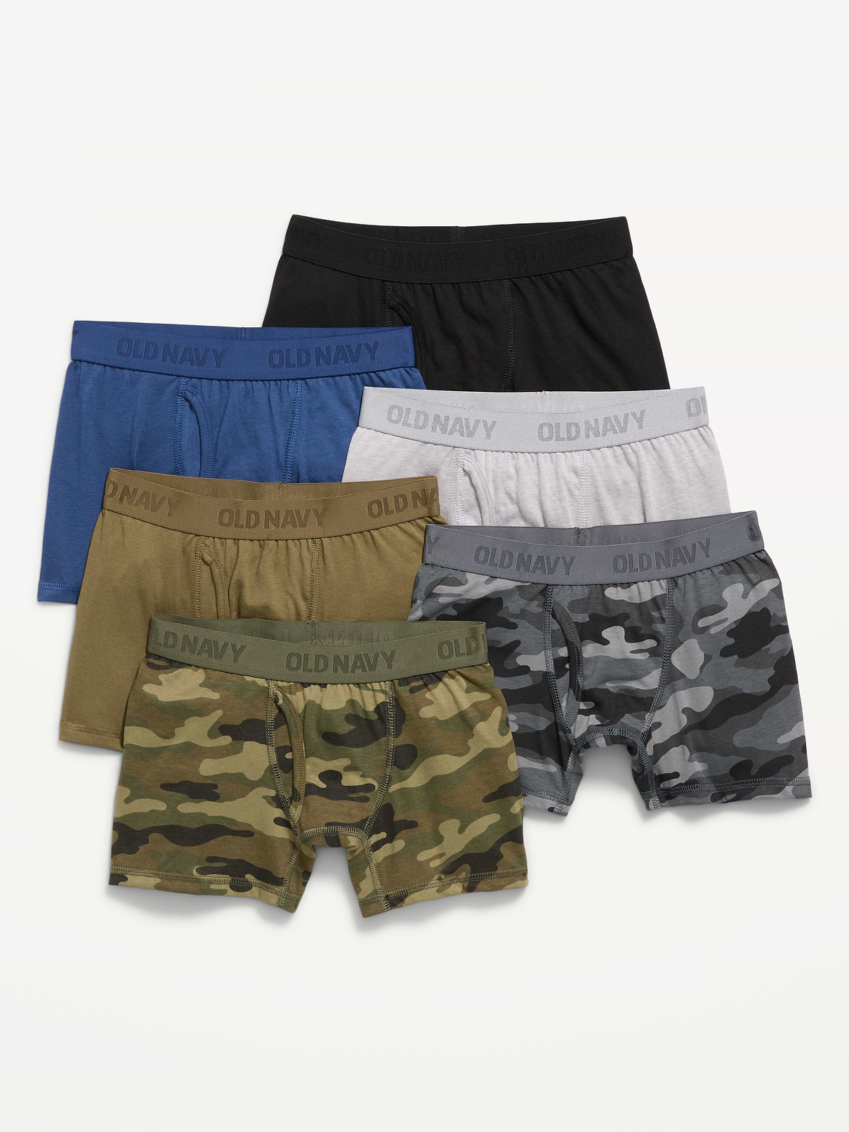 Image number 1 showing, Boxer-Briefs Underwear 6-Pack for Boys
