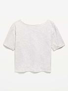 Image number 2 showing, Off-Shoulder Graphic T-Shirt for Girls