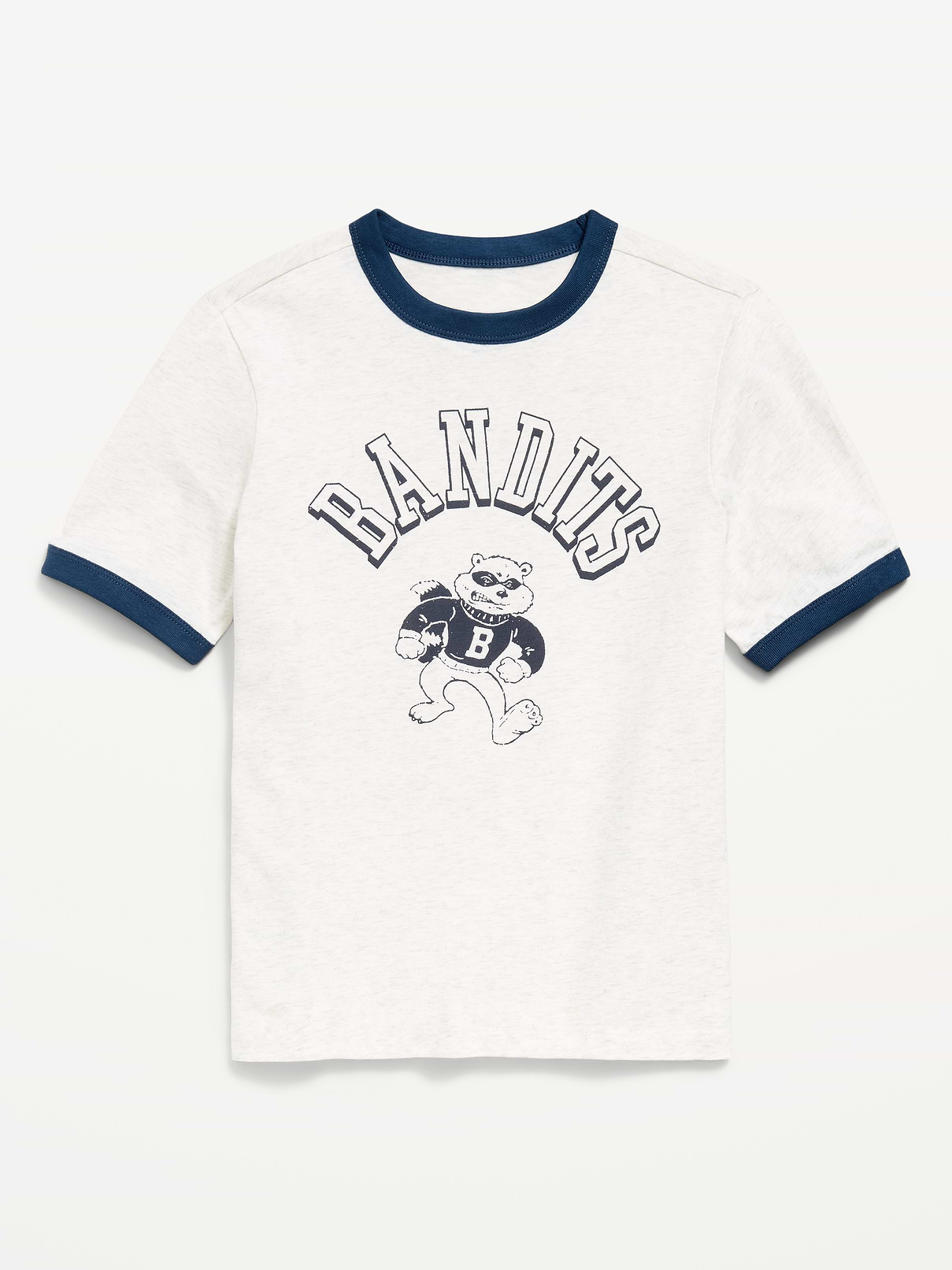Image number 1 showing, Softest Short-Sleeve Graphic Ringer T-Shirt for Boys
