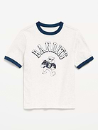 Image number 1 showing, Softest Short-Sleeve Graphic Ringer T-Shirt for Boys