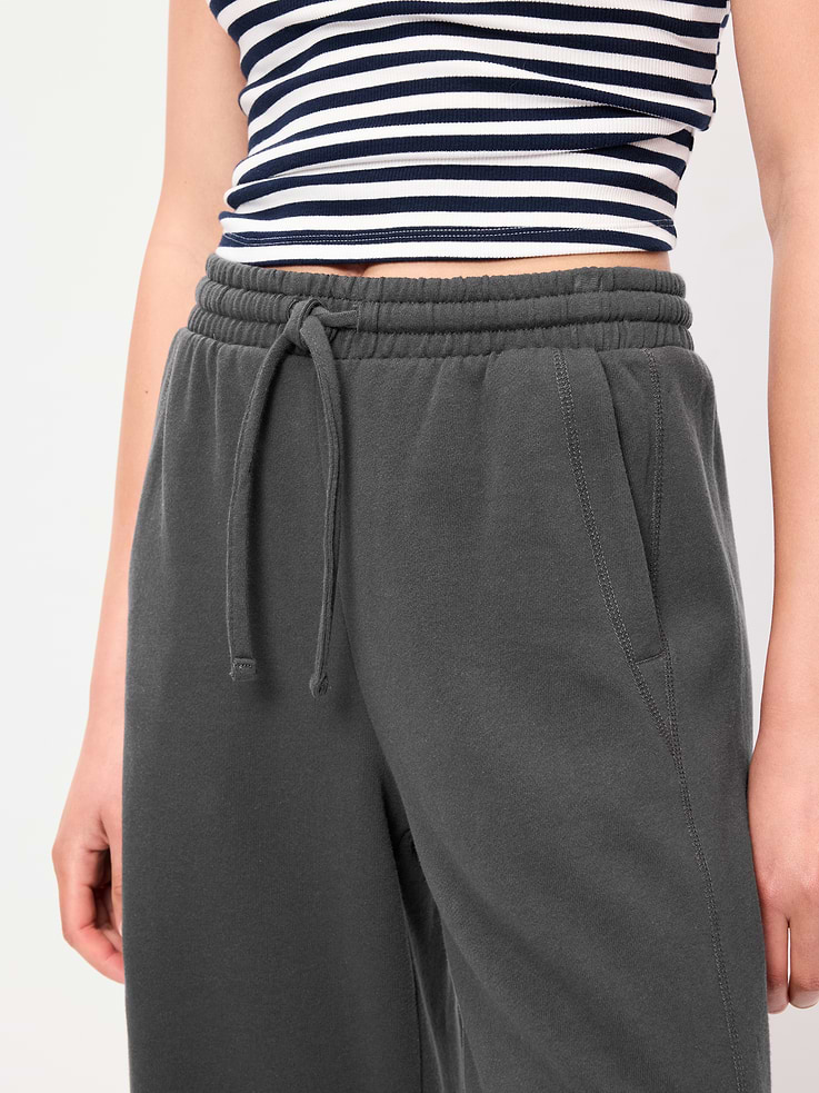 Image number 4 showing, Mid-Rise SoComfy Barrel Sweatpants