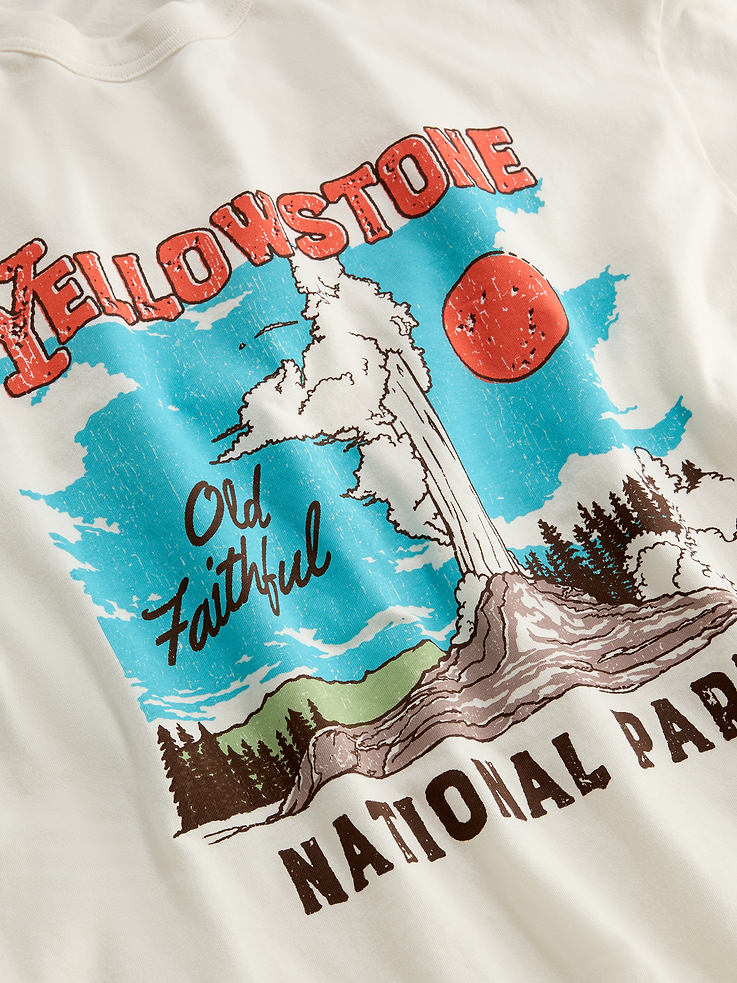 Image number 4 showing, Yellowstone National Park Crew-Neck Oversized T-Shirt