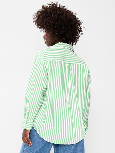 Image number 6 showing, Oversized Button-Down Boyfriend Shirt