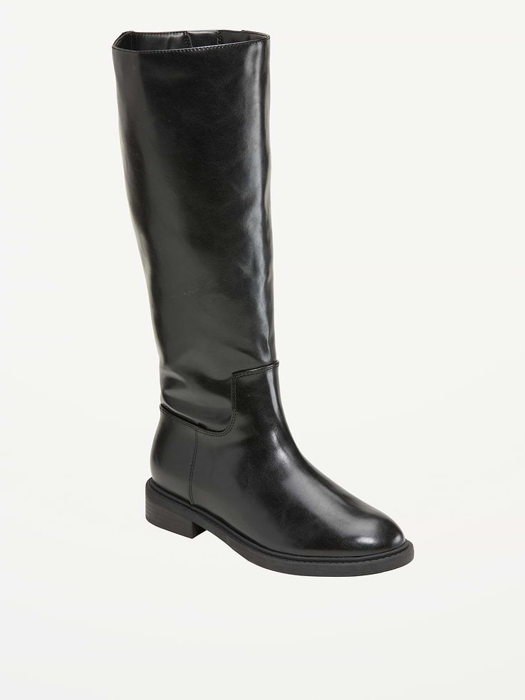 Image number 1 showing, Mid-Calf Riding Boots for Women