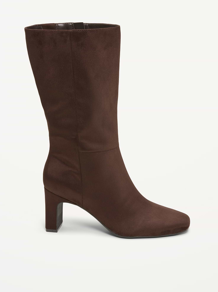 Image number 4 showing, Mid-Calf Square-Toe Boot for Women