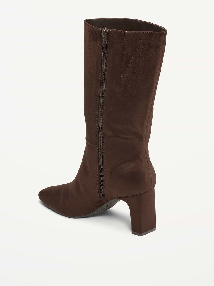 Image number 5 showing, Mid-Calf Square-Toe Boot for Women