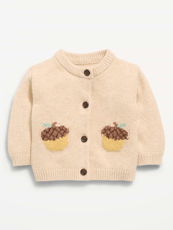 Graphic Cardigan Sweater for Baby