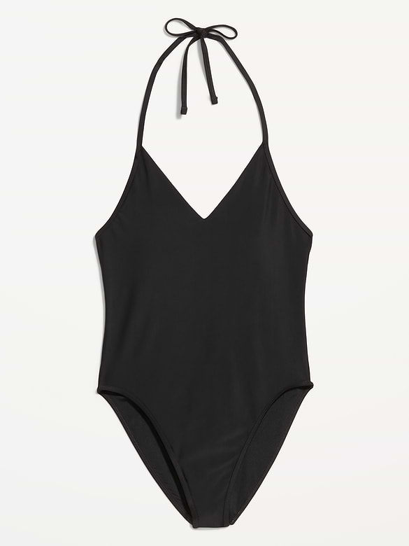V-Neck Halter Swimsuit