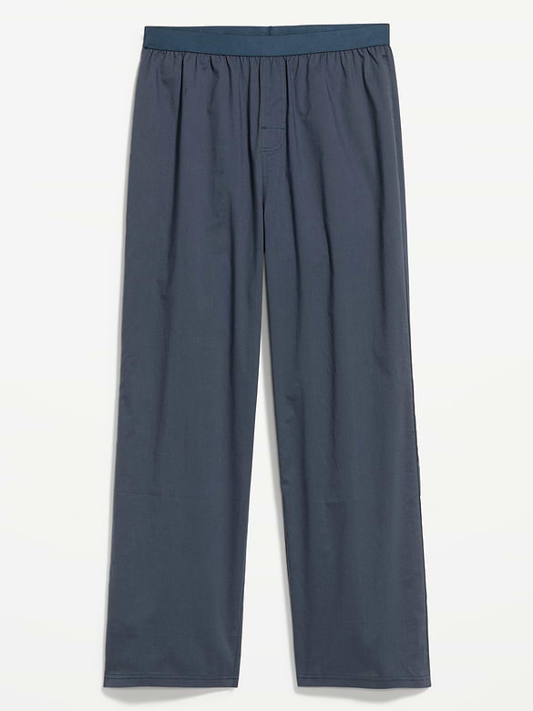 Elastic-Waist Poplin Pajama Pant