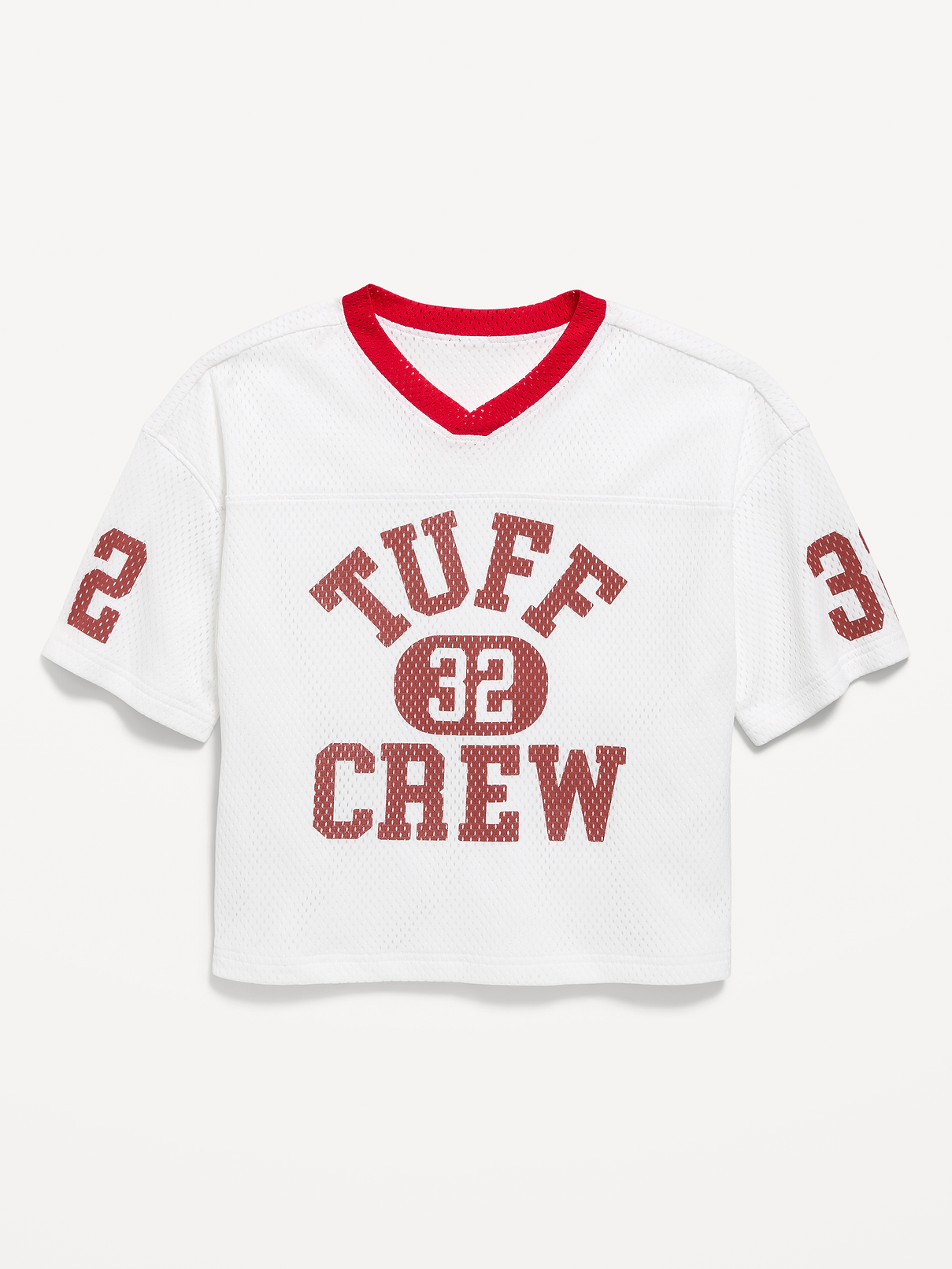Image number 1 showing, Oversized Mesh Graphic Football T-Shirt for Boys