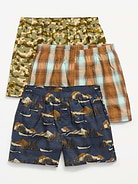 Image number 1 showing, Printed Boxer Shorts 3-Pack
