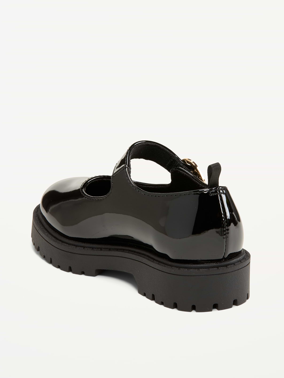 L'image numéro 3 présente Chaussures Charles IX en similicuir scintillant pour toute-petite fille