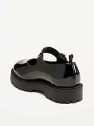 L'image numéro 3 présente Chaussures Charles IX en similicuir scintillant pour toute-petite fille