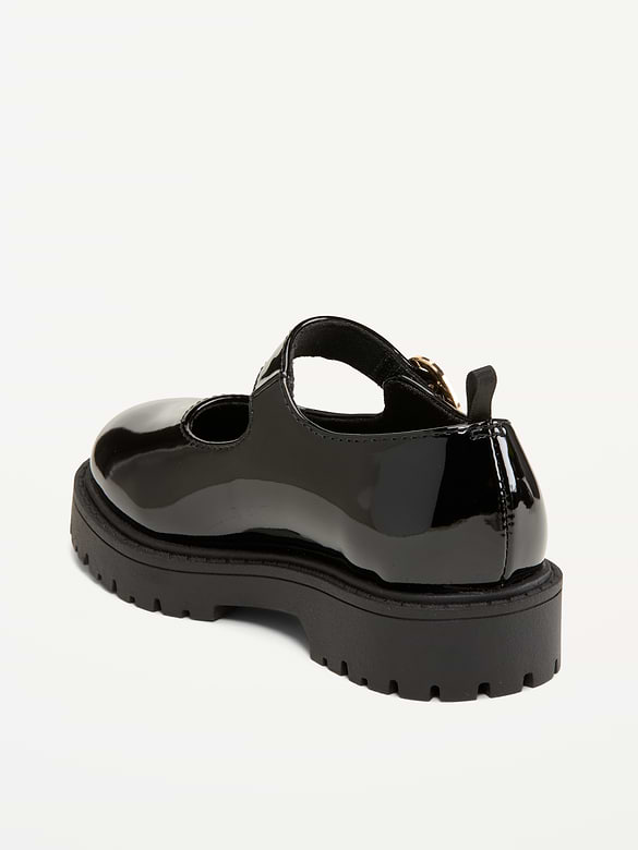 Shiny Faux-Leather Mary Jane Shoes for Toddler Girls