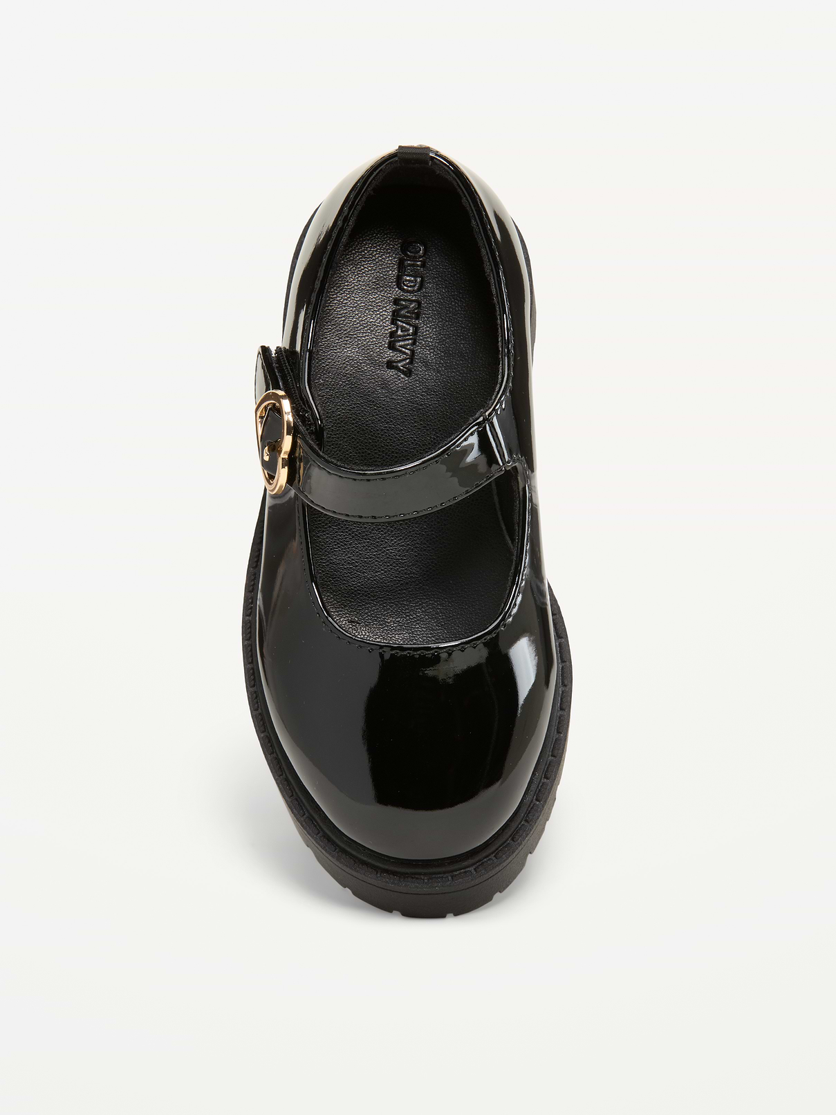 L'image numéro 2 présente Chaussures Charles IX en similicuir scintillant pour toute-petite fille