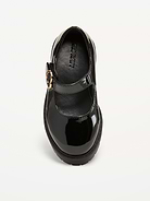 L'image numéro 2 présente Chaussures Charles IX en similicuir scintillant pour toute-petite fille