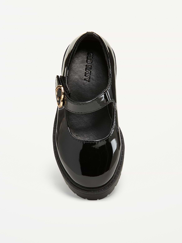 Shiny Faux-Leather Mary Jane Shoes for Toddler Girls