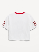 Image number 2 showing, Oversized Mesh Graphic Football T-Shirt for Boys